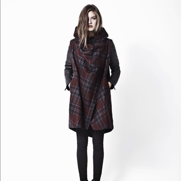 All saints plaid coat Clearance